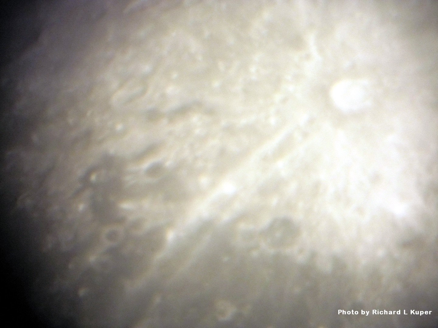 moon photo by Richard L Kuper